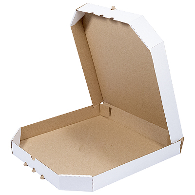 Коробка для пиццы 325х325х40 мм 10 шт/уп квадратная БЕЛАЯ КАРТОННАЯ "NN" 1/1, 1 шт./упак